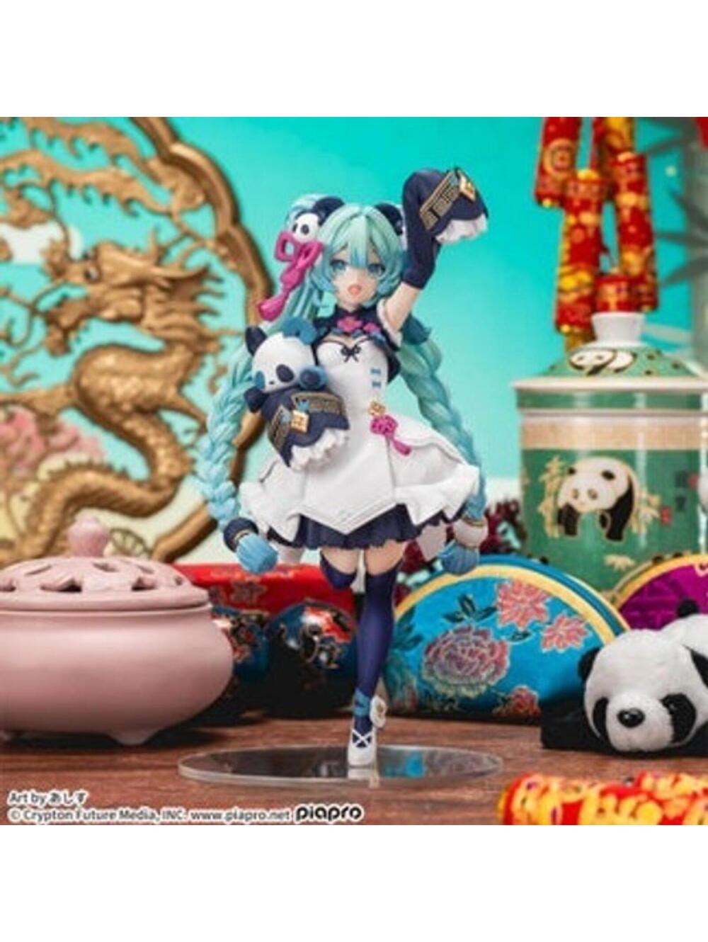 Taito Hatsune Miku AMP+ Figure Panda panda China Ver Vocaloid New US Seller